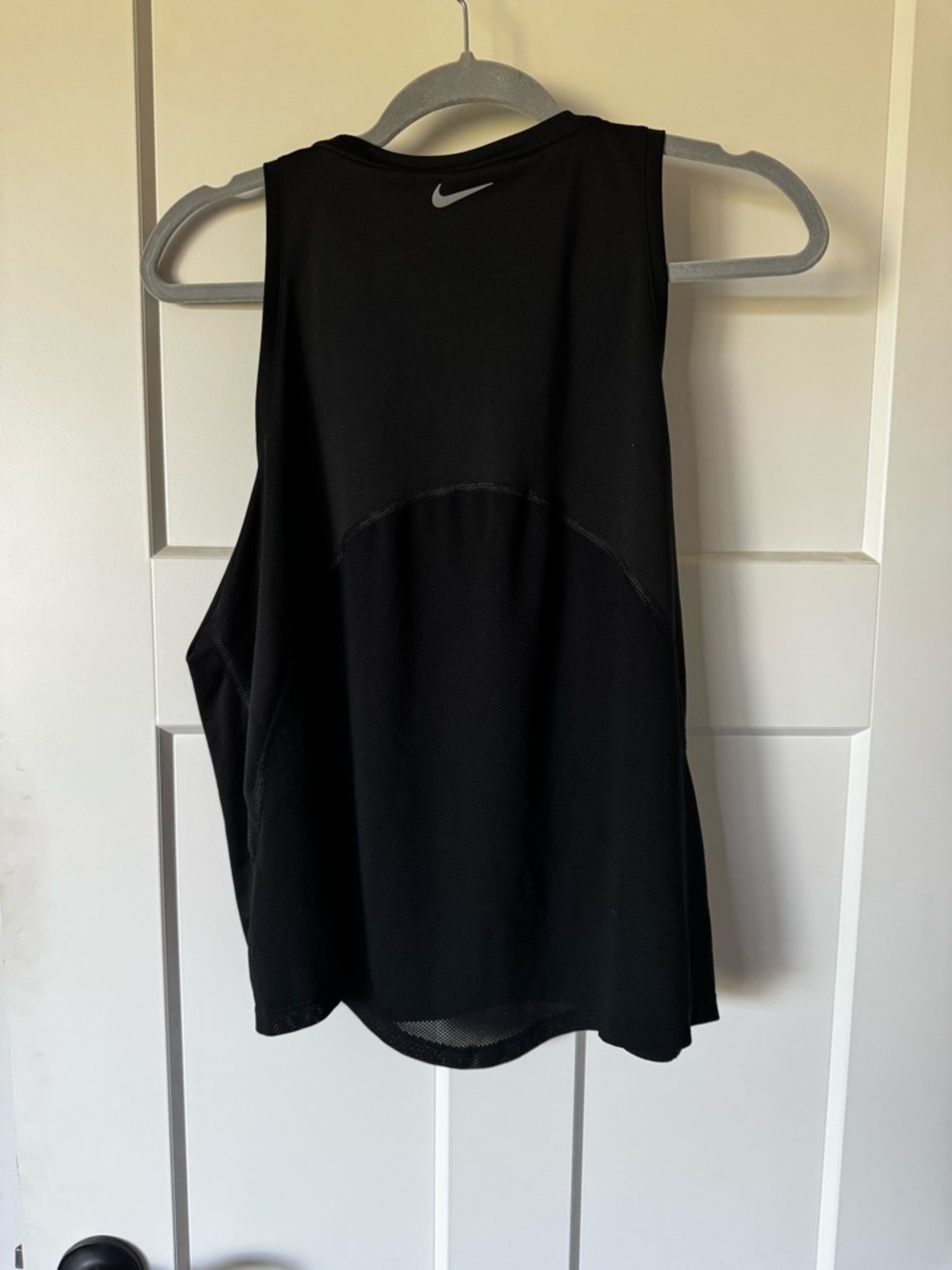 Nike Black Dri-FIT Running Tee with Subtle Gray Logo - Picture 3 of 3